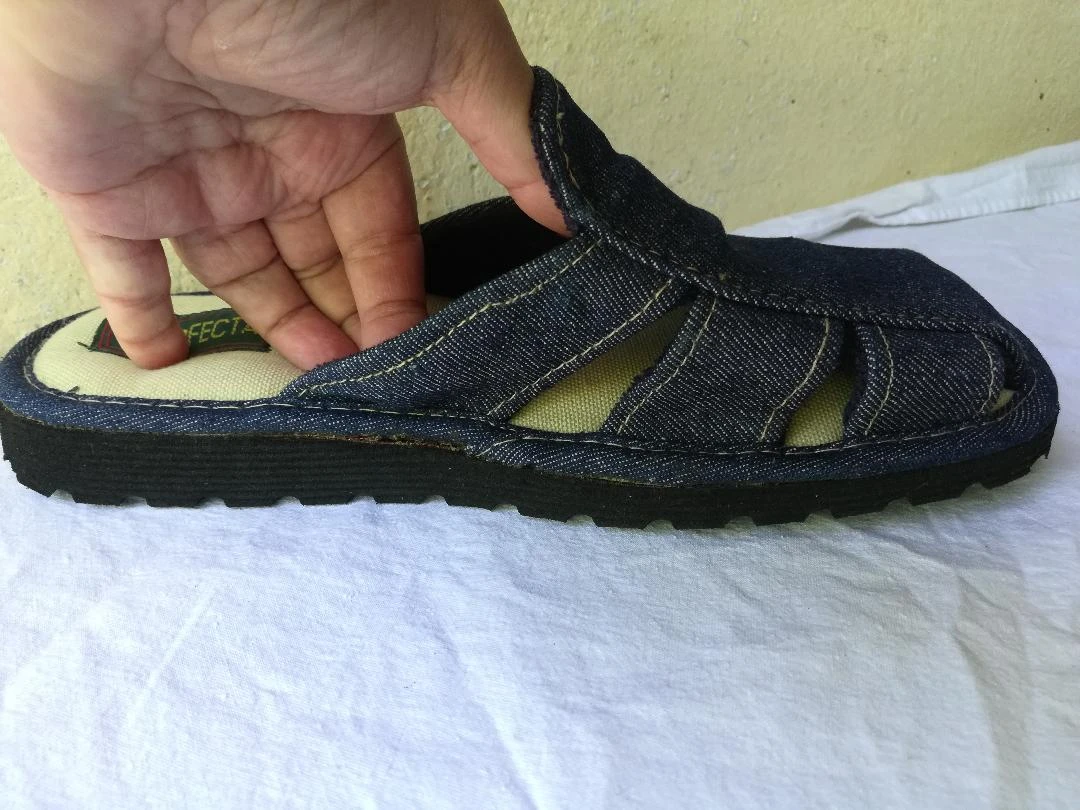 Par de mulas (también se pueden usar como pantuflas) de mezclilla talla 39-nueva – photo 7